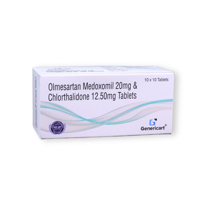 Olmesartan Medoxomil 20 Mg + Chlorthalidone 12.50 Mg