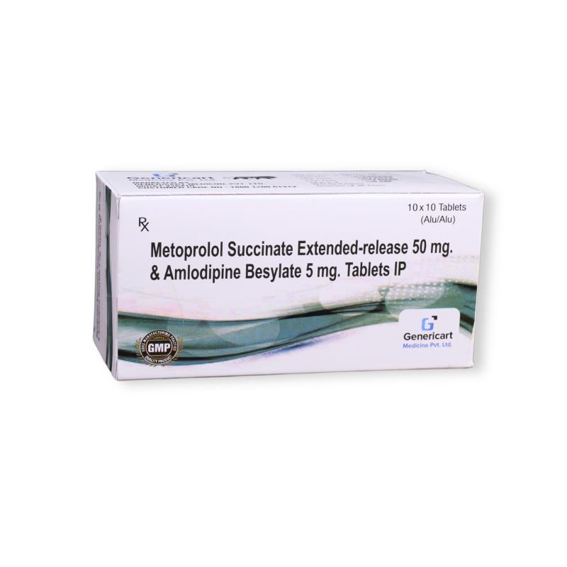 Metoprolol (er) 50 Mg + Amlodipine 5 Mg