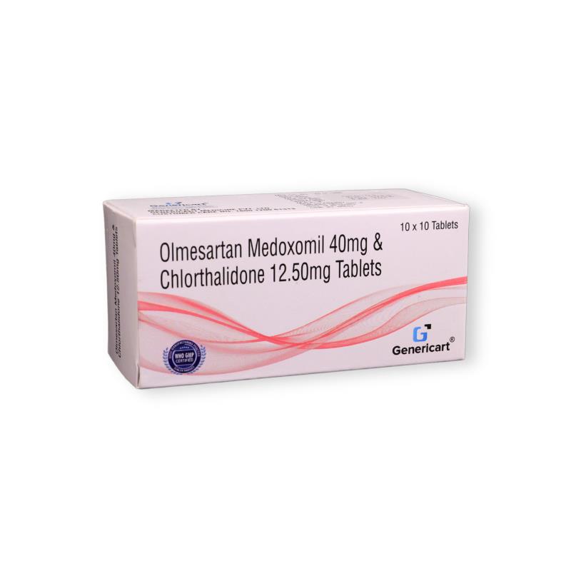 Olmesartan Medoxomil 40 Mg + Chlorthalidone 12.50 Mg