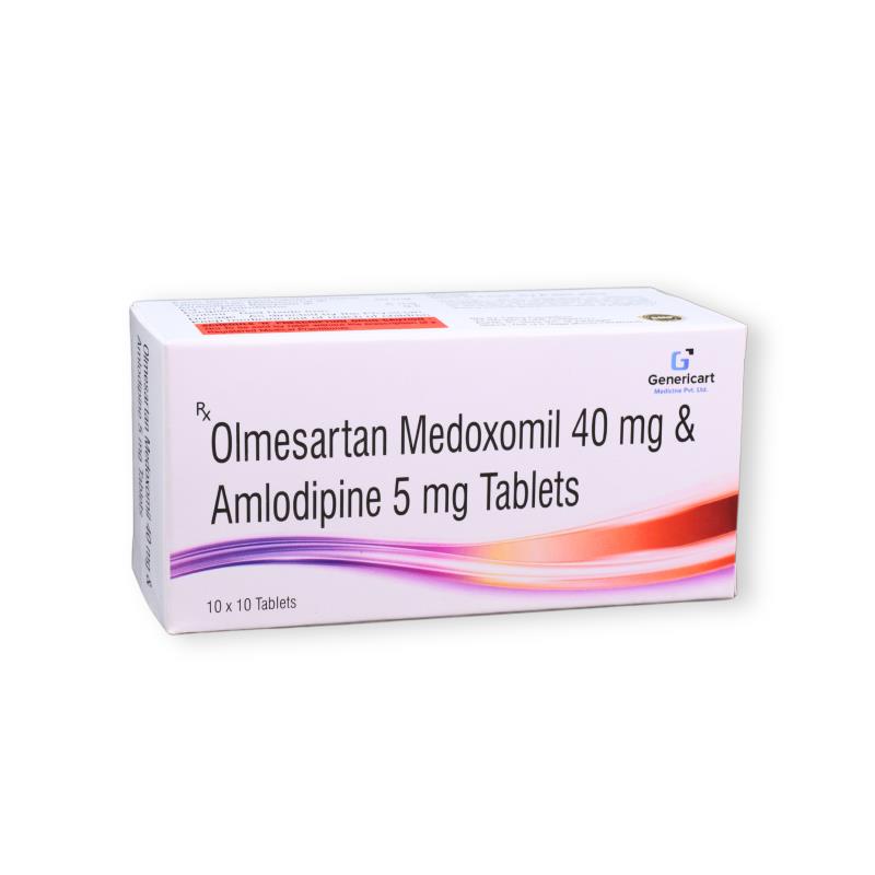Olmesartan Medoxomil 40 Mg + Amlodipine 5 Mg