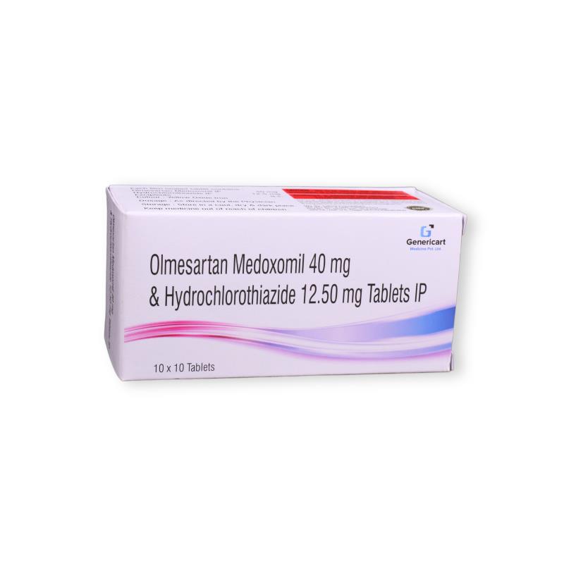 Olmesartan Medoxomil 40 Mg + Hydrochlorothiazide 12.50 Mg