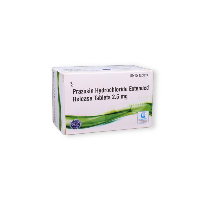 Prazosin Extnd Release 2.5 Mg