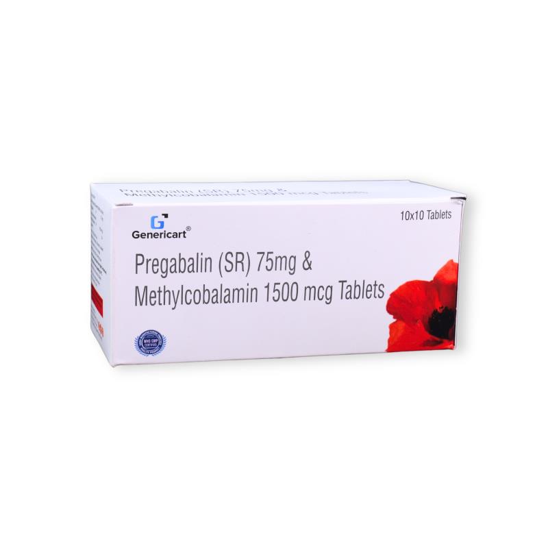 Pregabalin 75 Mg ( Sr ) + Methylcobalamin 1500 Mcg