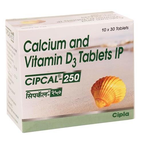 CALCIUM 250 MG + VITAMIN D3 125 IU