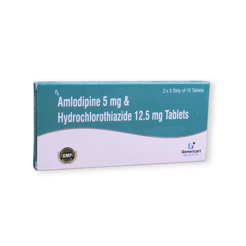 Amlodipine 5 Mg + Hydrochlorothiazide 12.5 Mg