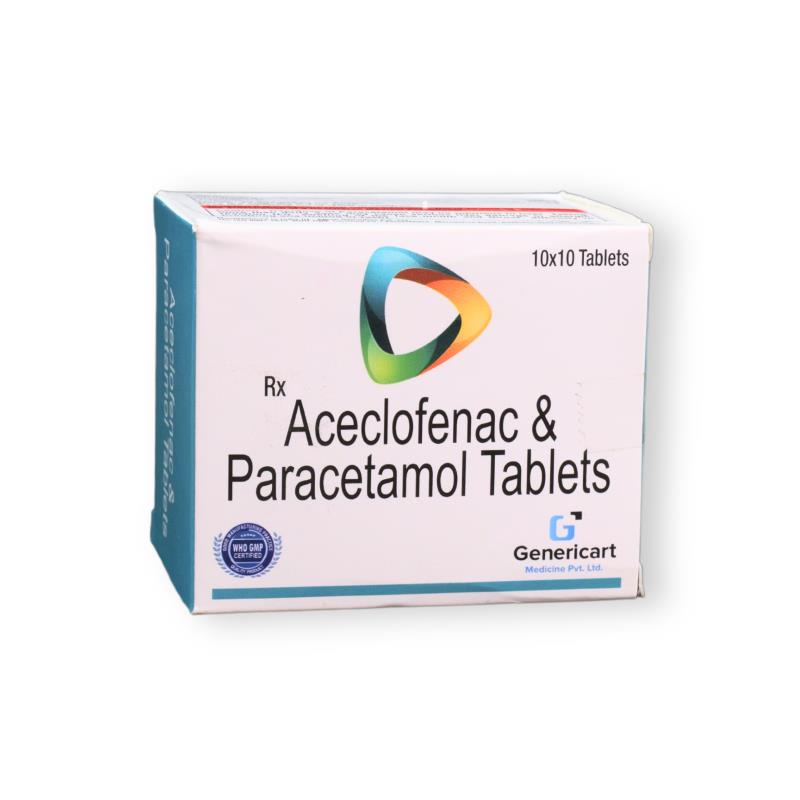 ACECLOFENAC 100 MG + PARACETAMOL  325 MG