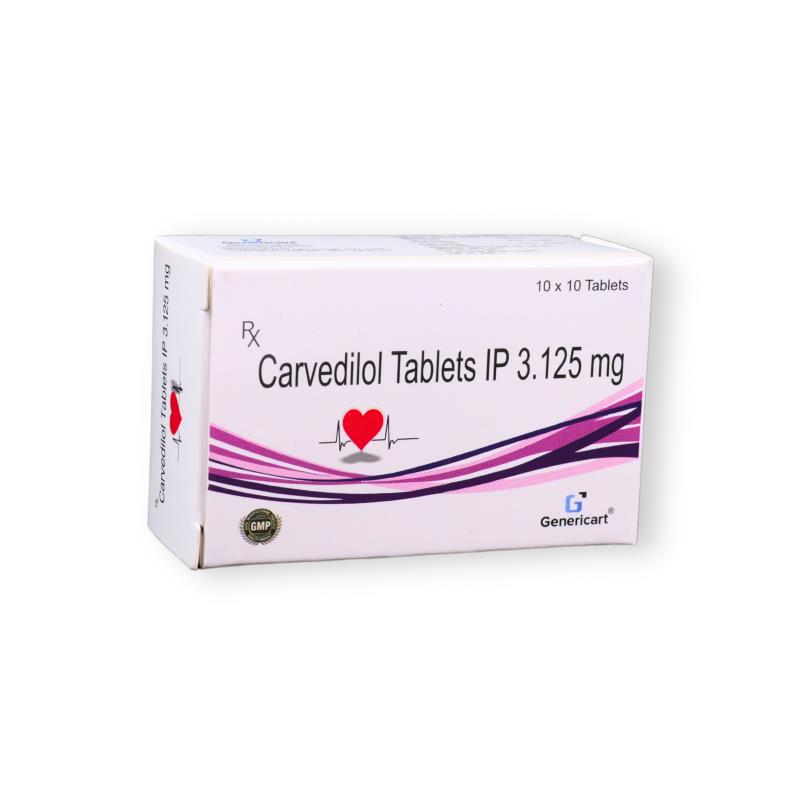Carvedilol 3.125 Mg
