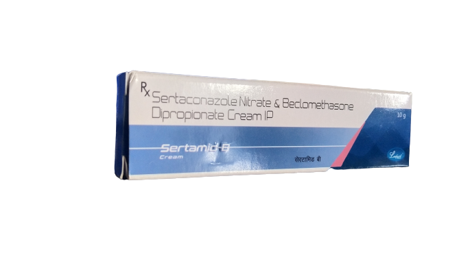 SERTACONAZOLE NITRATE 2% w/w + BECLOMETHASONE DIPROPIONATE 0.025% w/w