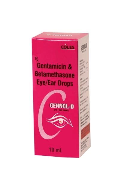 Gentamycin 0.3% +  Betamethasone 0.01% (e/e Drop)