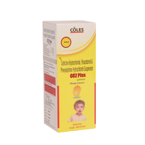 PARACETAMOL 125 MG + CETIRIZINE  2.5 MG + PHENYLEPHRINE 2.5 MG