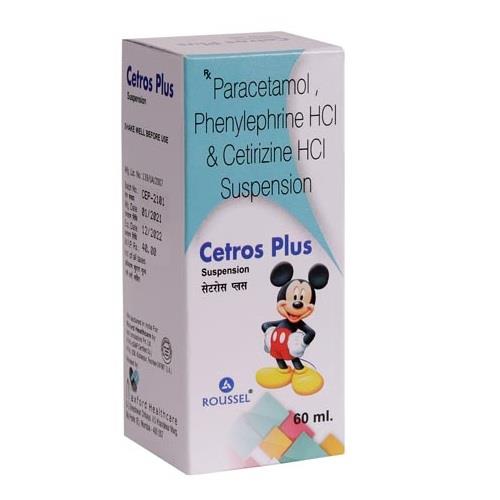 PARACETAMOL 125 MG + PHENYLEPHRINE HCL 5 MG + CETIRIZINE HCL 2 MG