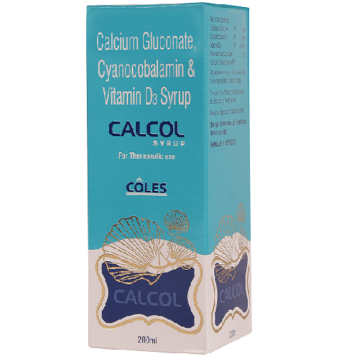 Calcium Gluconate 50 Mg + Cyanocobalamin 5 Mcg + Vitamin D3 400 Iu