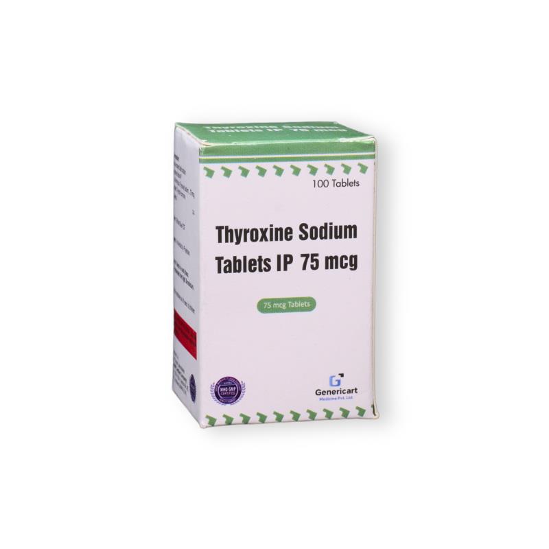 THYROXINE SODIUM 75 MCG