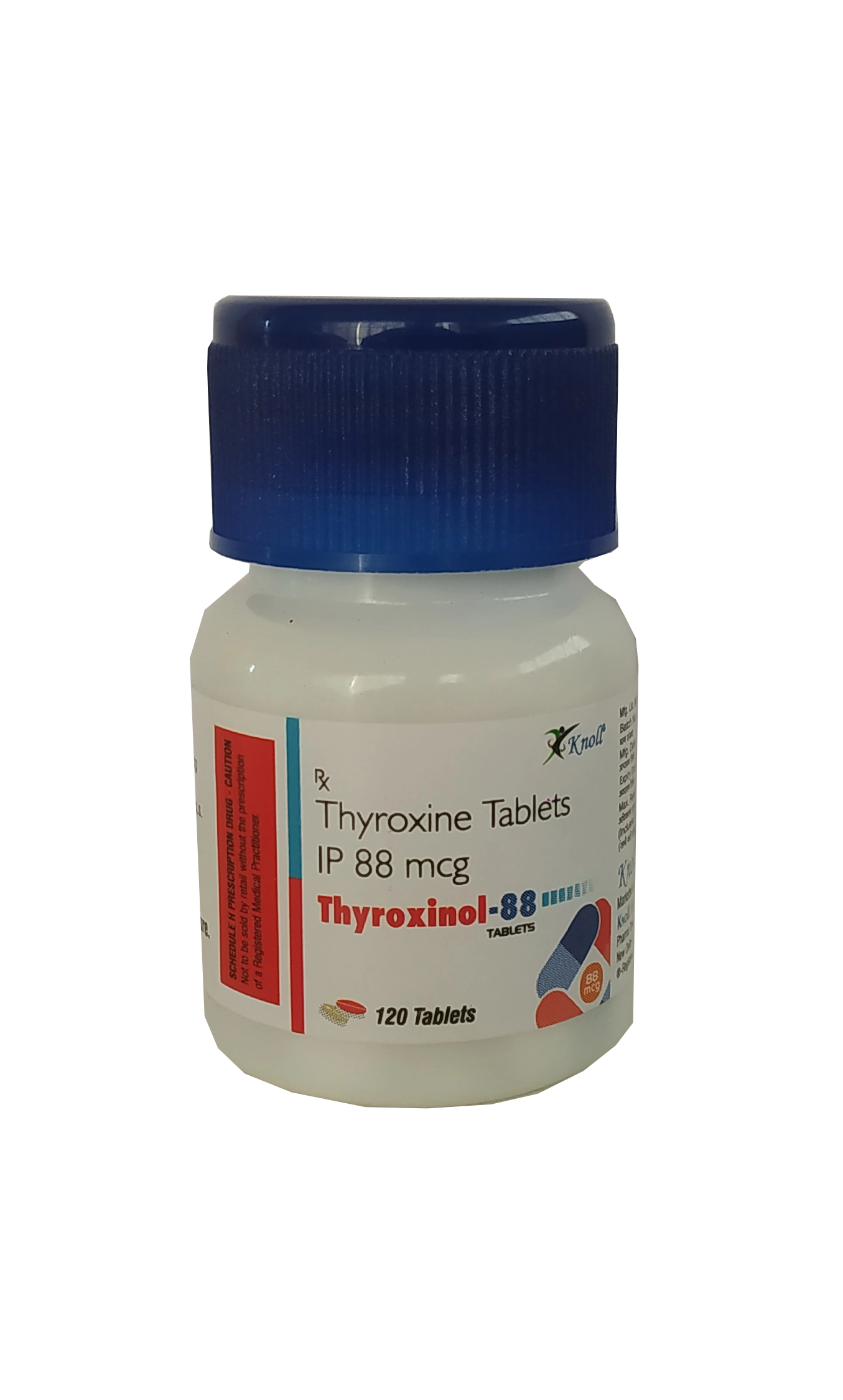 THYROXINE SODIUM 88 MCG