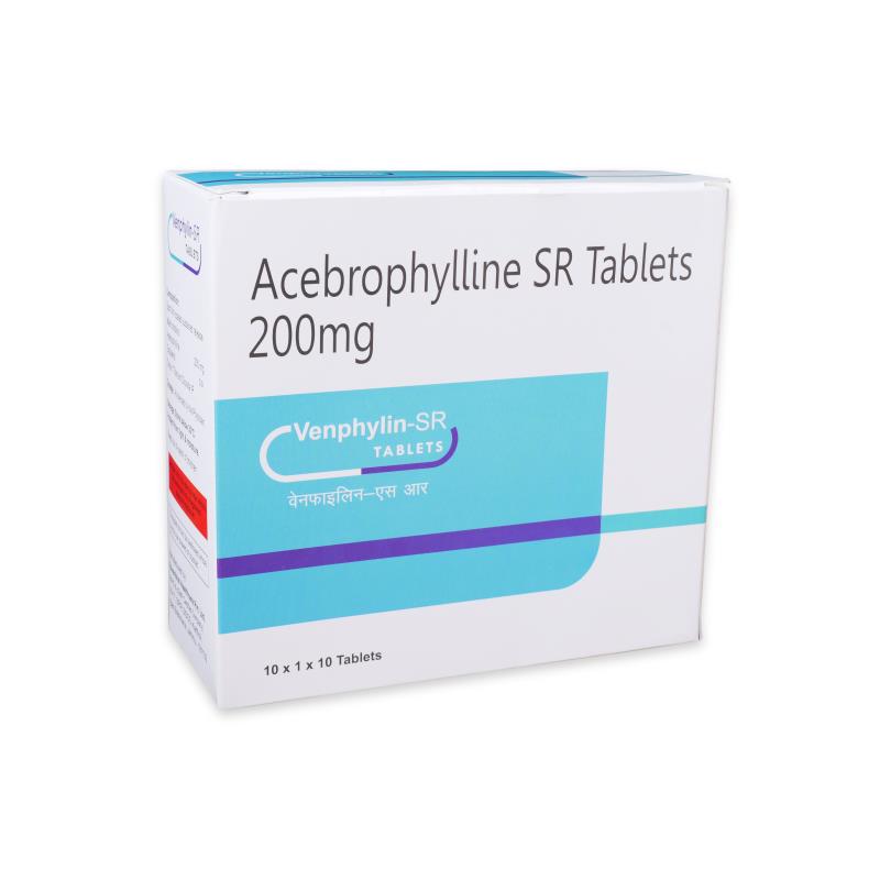 Acebrophylline 200 Mg Sr