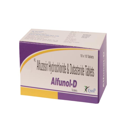 Alfuzosin Hydrochloride 10 Mg + Dutasteride 0.5 Mg