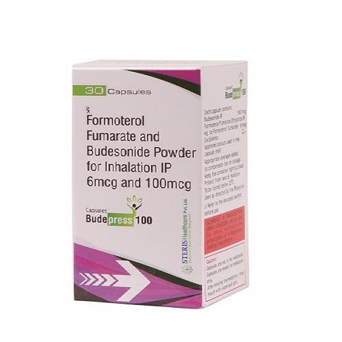 Budesonide 100 Mcg + Formoterol Fumarate 6 Mcg