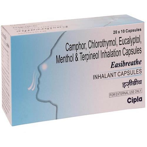 Camphor 25 Mg + Chlorothymol 5 Mg + Eucalyptol 125 Mg+ Menthol 55 Mg + Terpineol 120 Mg