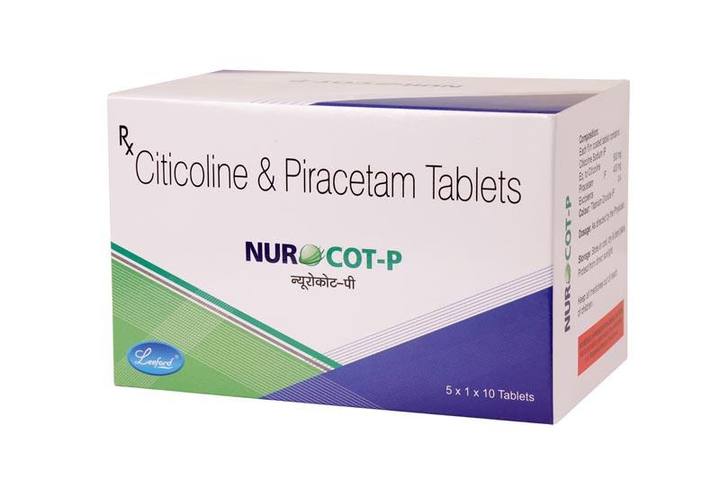 Citicoline 500 Mg + Piracetam 400 Mg