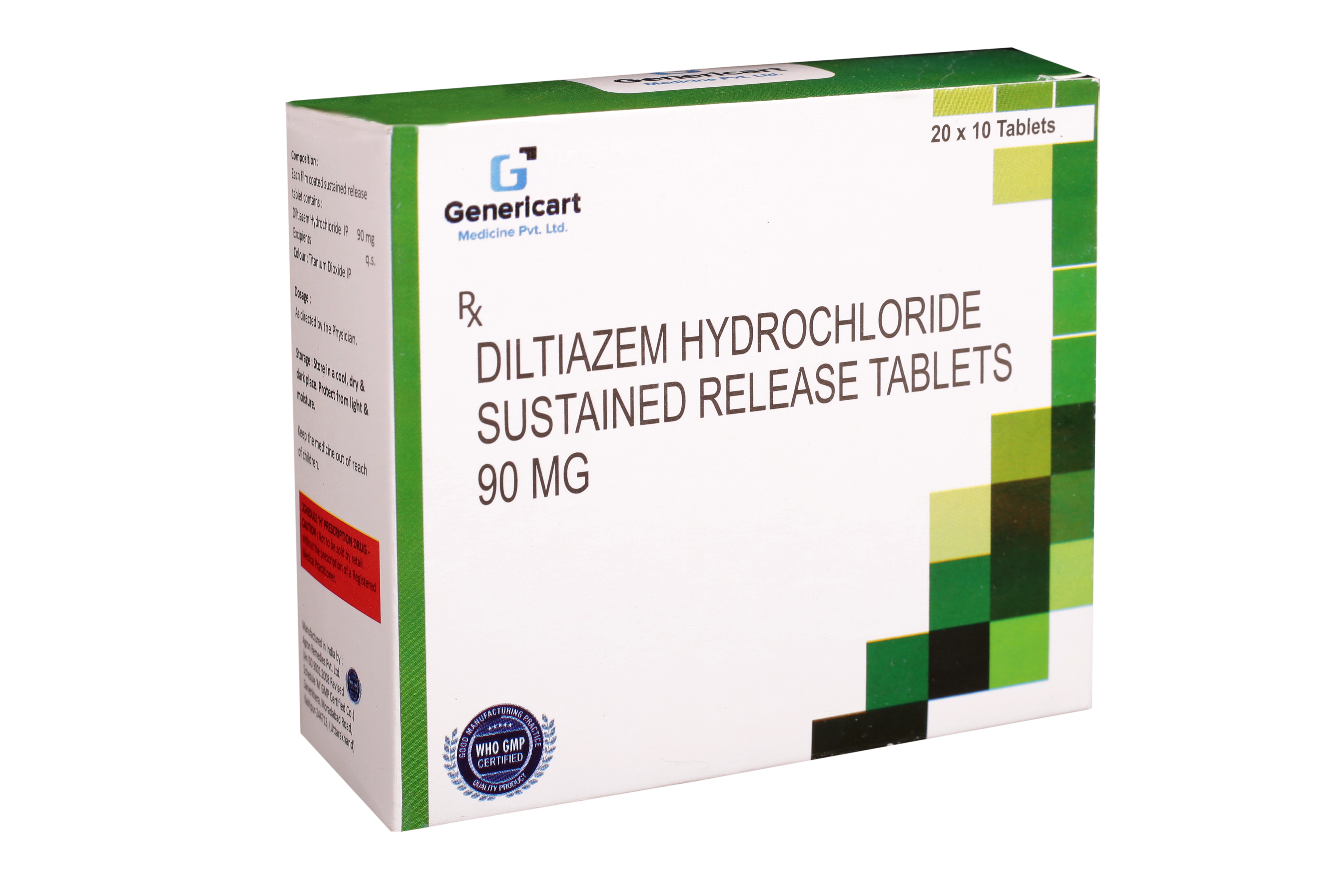 Diltiazem Hydrochloride 90 Mg(sr)
