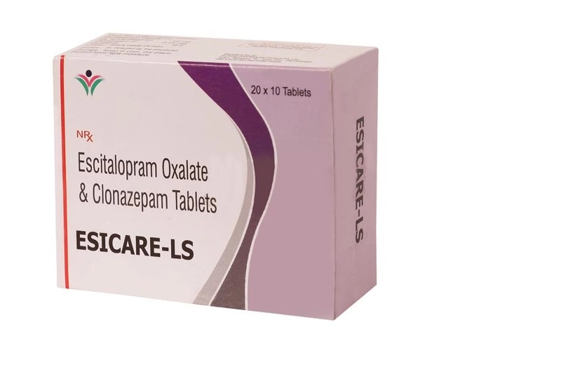 Escitalopram Oxalate  10 Mg + Clonazepam 0.25 Mg