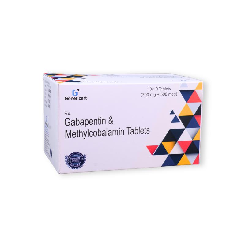 Gabapentin 300 Mg + Methylcobalamin 500 Mcg