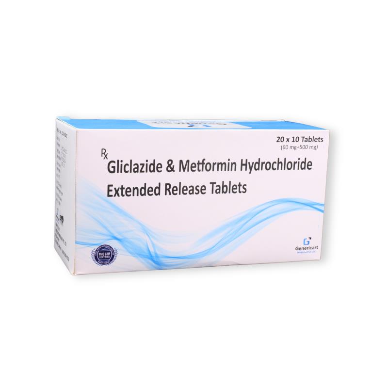 Gliclazide 60 Mg + Metformine 500 Mg (er )