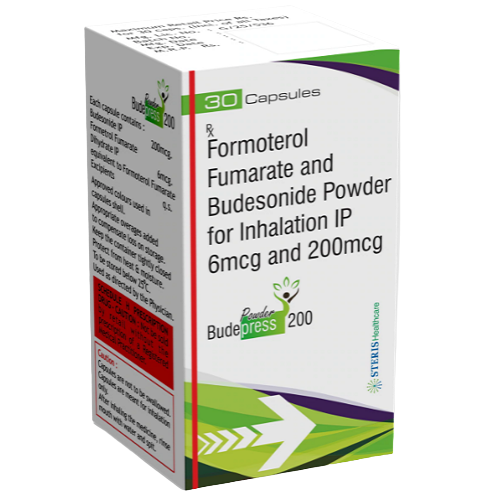 FORMOTEROL FUMARATE 6 MCG + BUDESONIDE IP 200 MCG