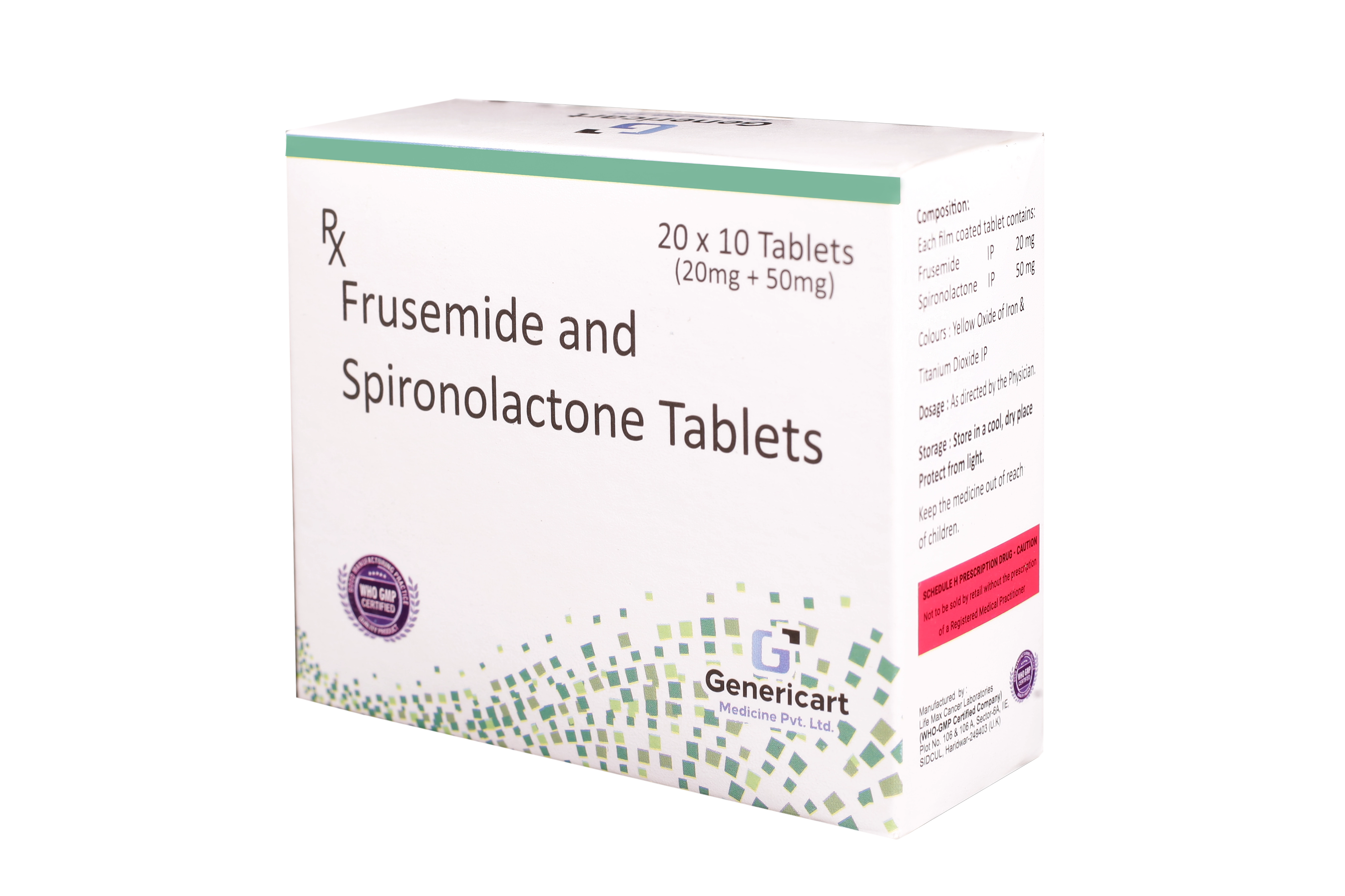 Frusemide 20 Mg + Spironolactone 50 Mg