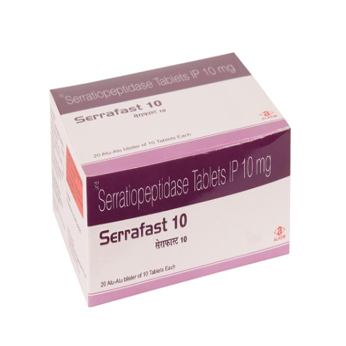Serratiopeptidase 10 Mg
