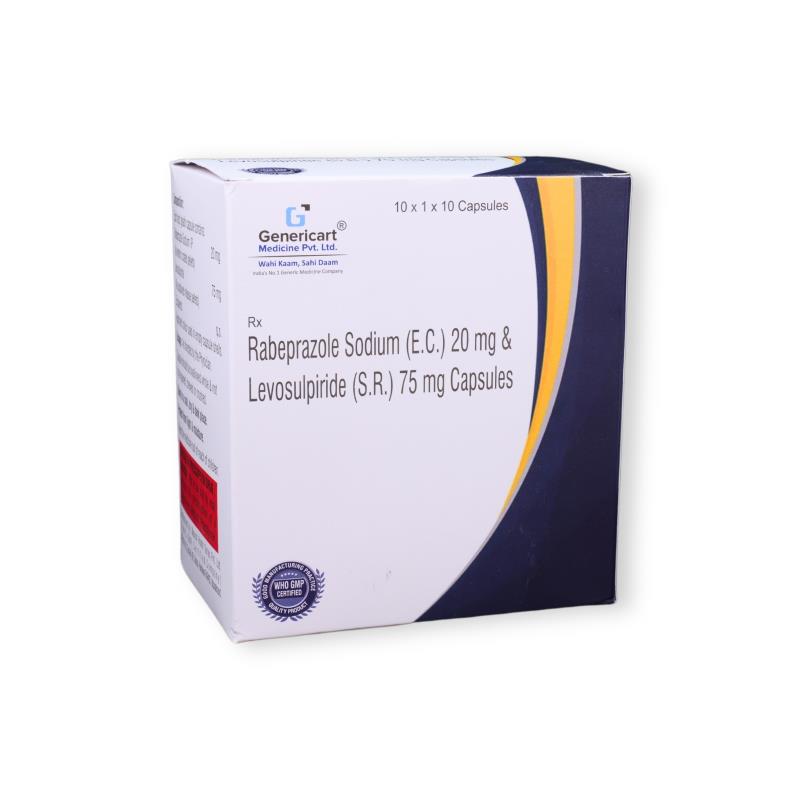 Rabeprazole 20 Mg + Levosulpiride 75 Mg (sr)