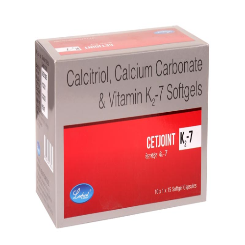Calcitriol 0.25 Mcg + Calcium Carbonate 625 Mg + Vitamin K2-7 45 Mcg