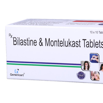MONTELUKAST 10 MG + BILASTINE 20 MG