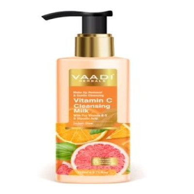 VITAMIN C CLEANSING MILK WITH PRO VITAMIN B-5 & GLYCOLIC ACID