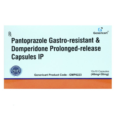 PANTOPRAZOLE 40 + DOMPERIDONE (PR) 30 MG