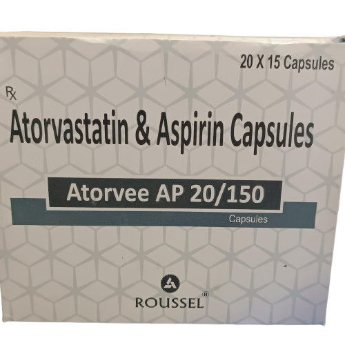ATORVASTATIN 20 MG + ASPIRIN 150 MG