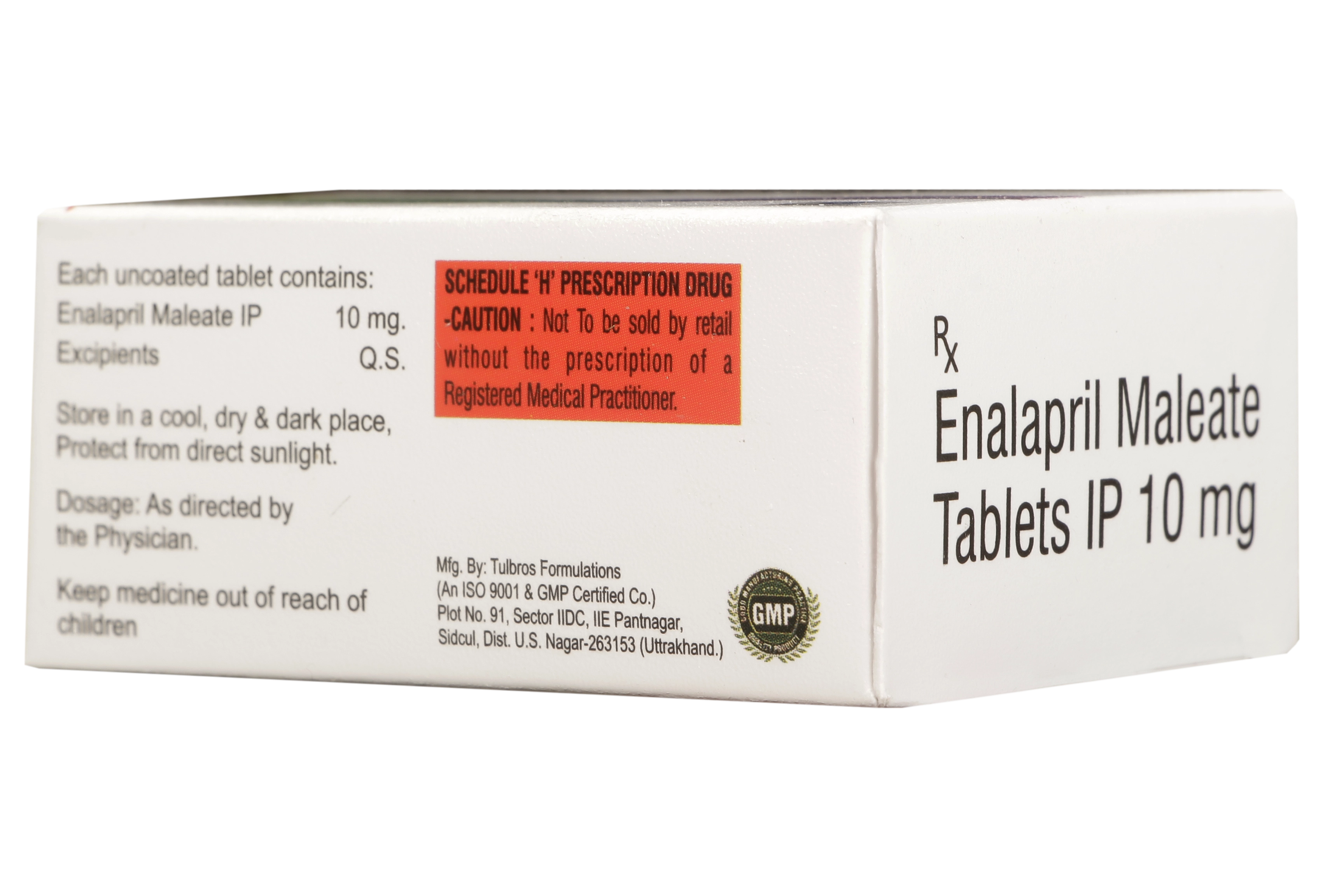 ENALAPRIL MALEATE 10 MG - Genericart Products