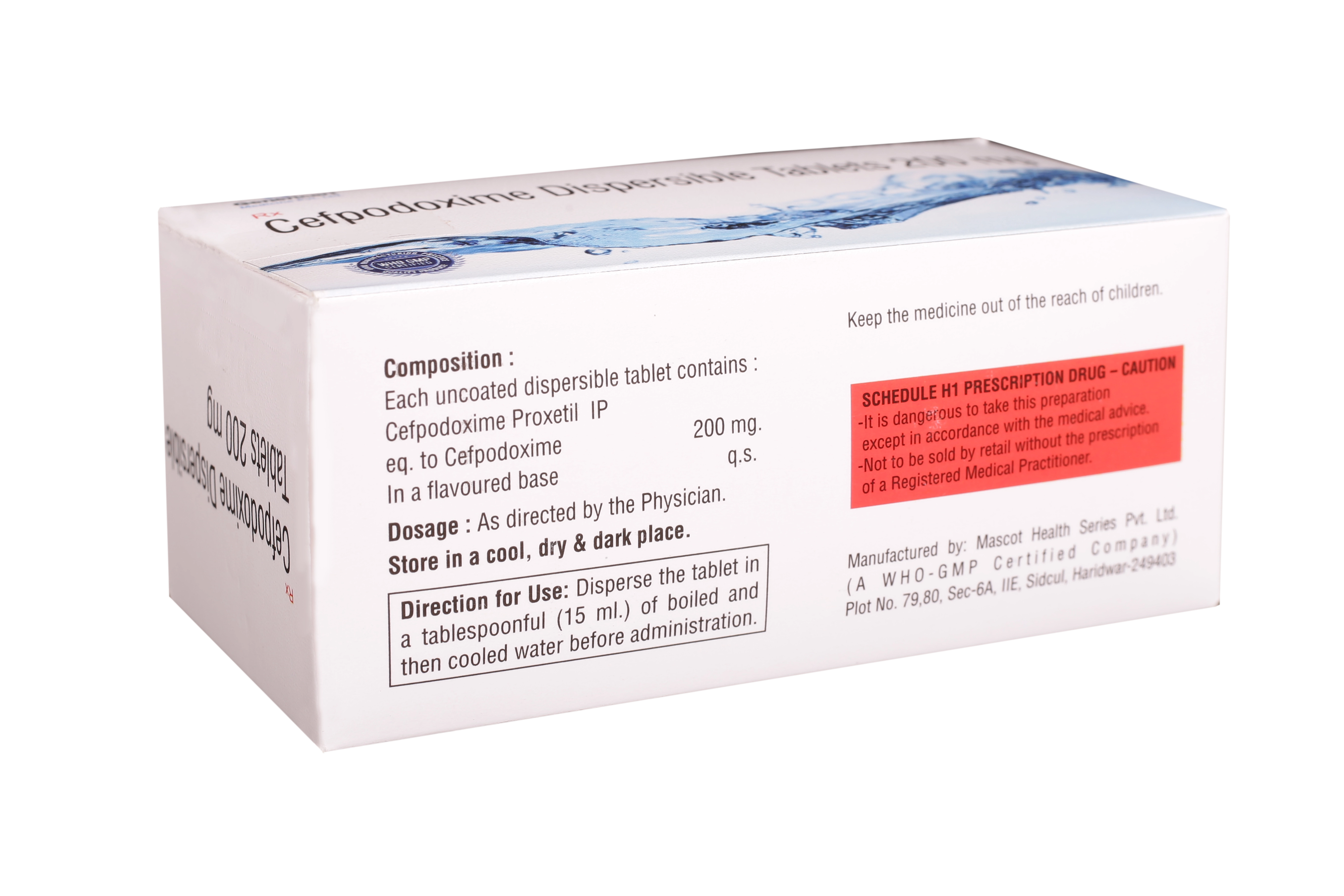 CEFPODOXIME 200 MG - Genericart Products