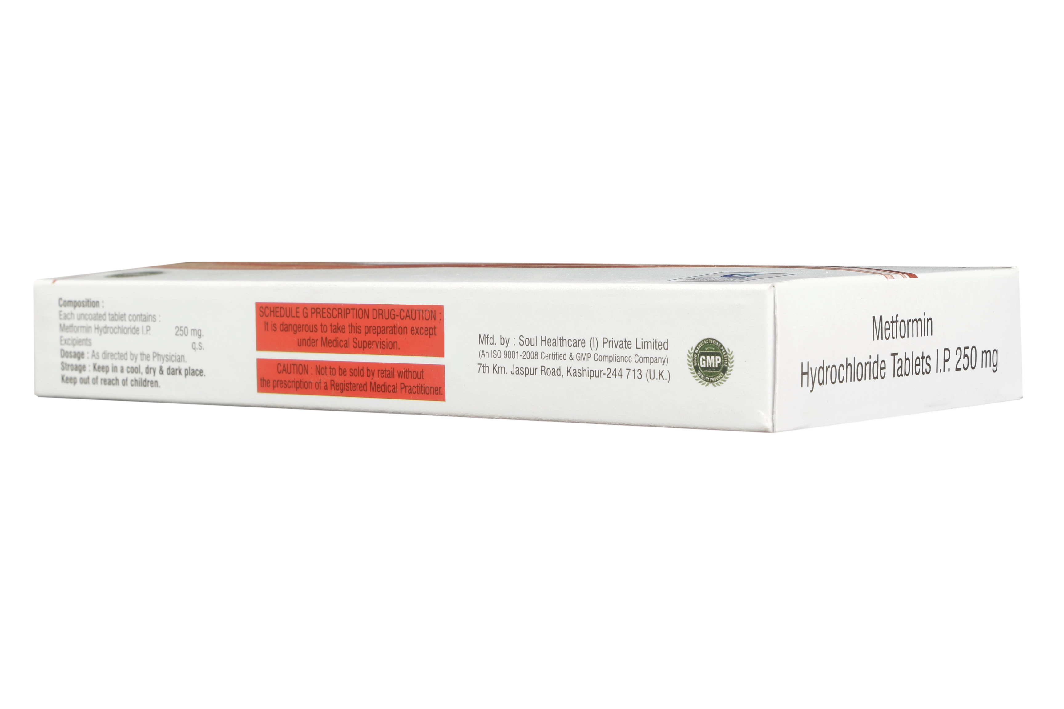 METFORMIN HYDROCHLORIDE 250 MG - Genericart Products