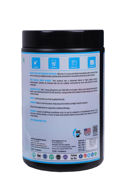 MASS GAINER (SUGAR FREE) - Genericart Products