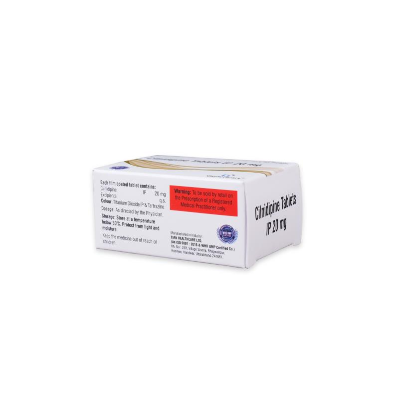 CILNIDIPINE  20 MG - Genericart Products