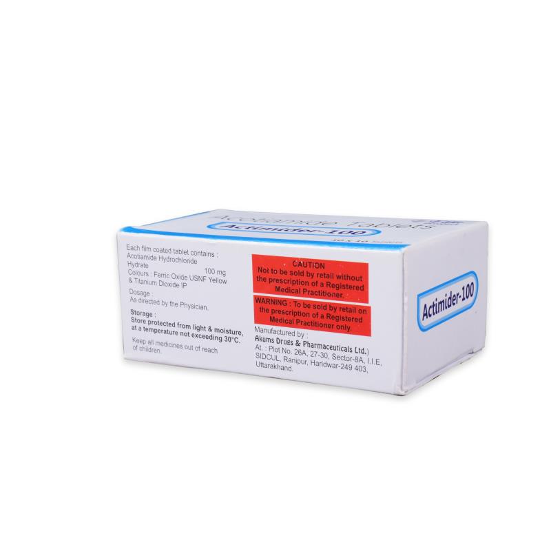 ACOTIAMIDE HYDROCHLORIDE HYDRATE 100 MG - Genericart Products