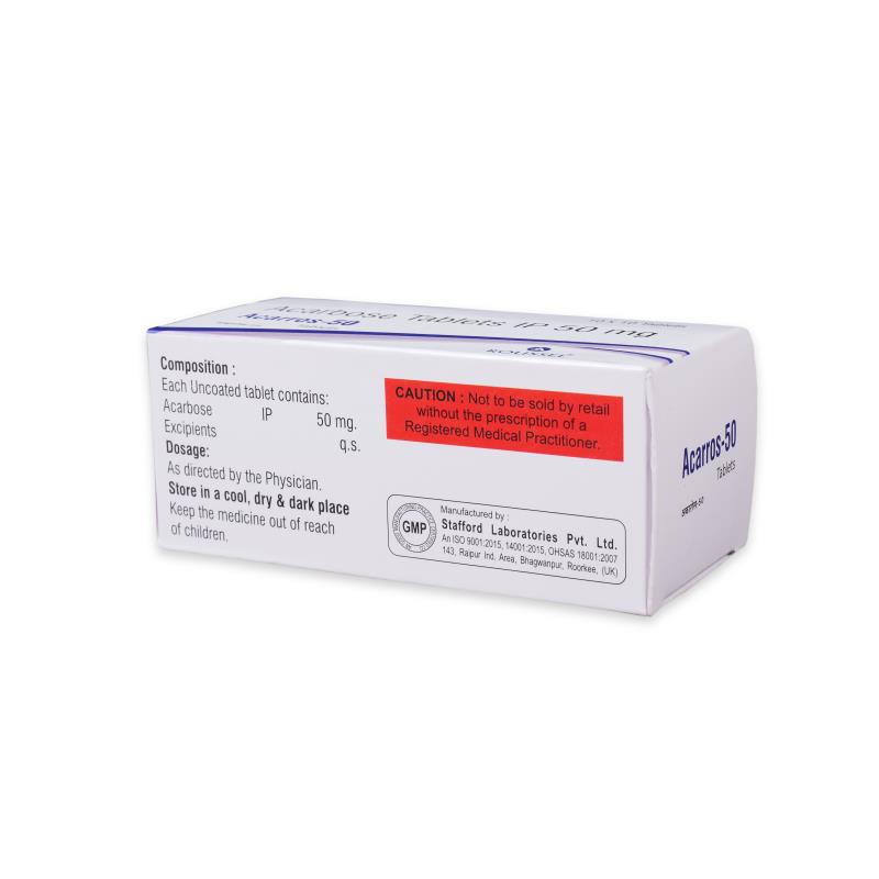 ACARBOSE 50 MG - Genericart Products