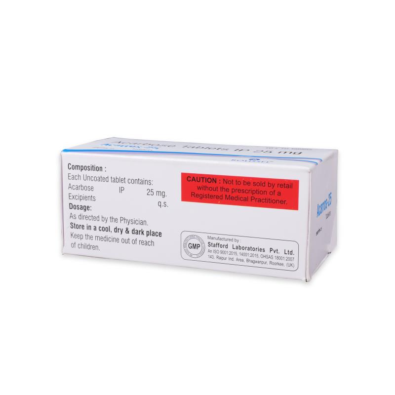 ACARBOSE 25 MG - Genericart Products