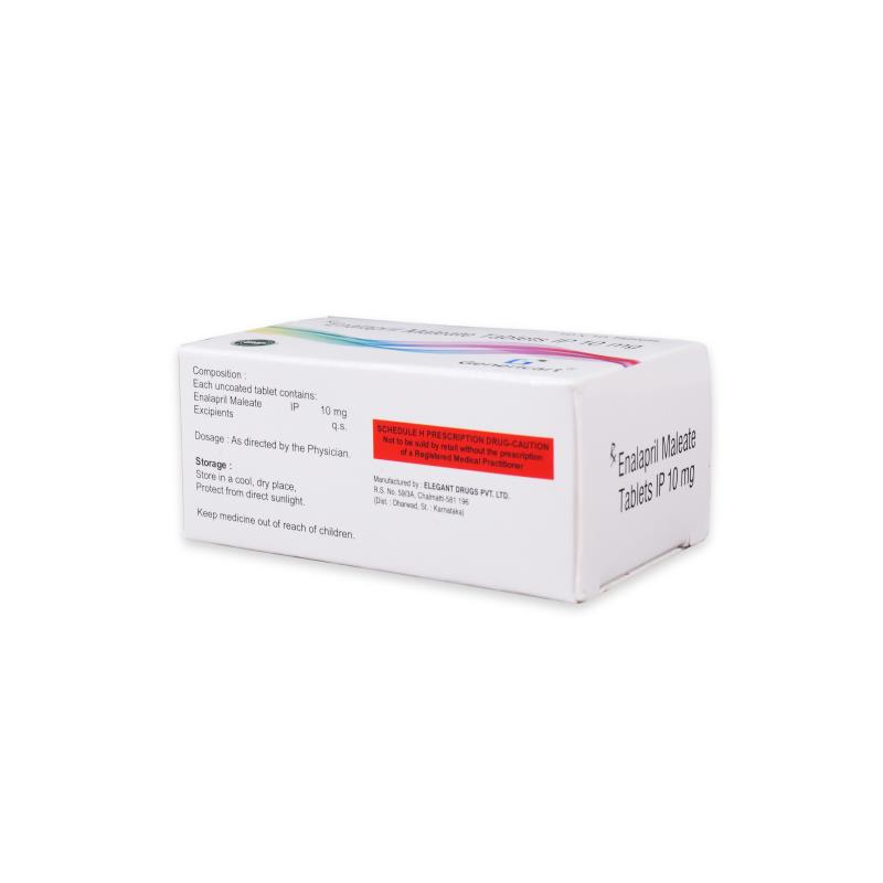 ENALAPRIL MALEATE 10 MG - Genericart Products