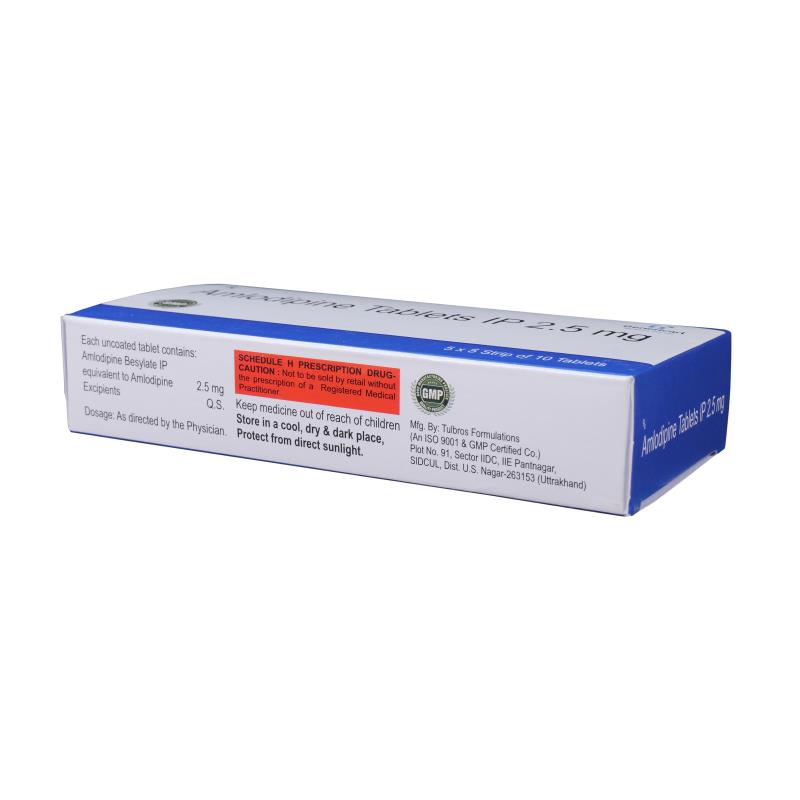 AMLODIPINE 2.5 MG - Genericart Products