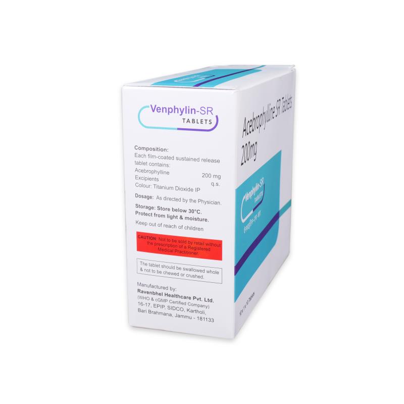 ACEBROPHYLLINE  200 MG SR - Genericart Products