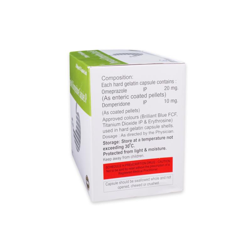 OMEPRAZOLE 20 MG+ DOMPERIDONE 10 MG - Genericart Products