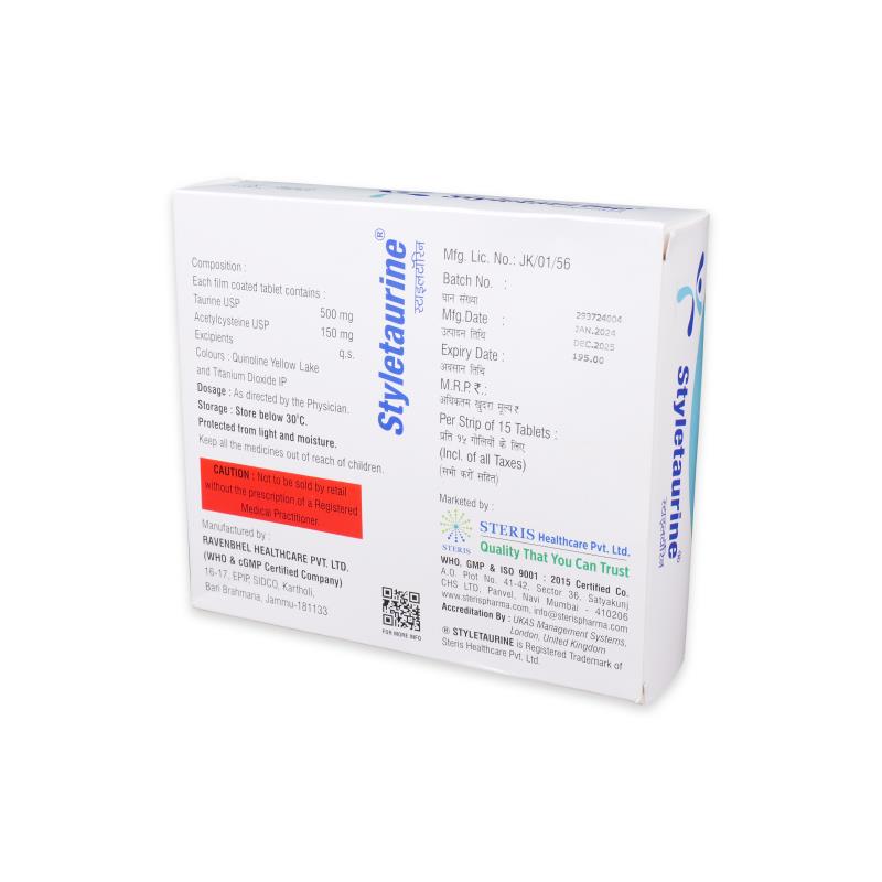 ACETYLCYSTEINE 150 MG + TAURINE 500 MG - Genericart Products