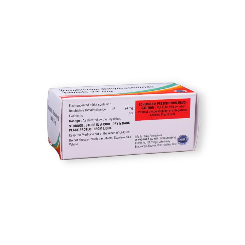 BETAHISTINE HYDROCHLORIDE 24 MG - Genericart Products